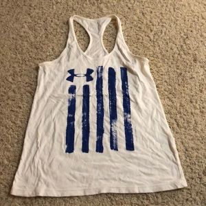 White under Armour tank top